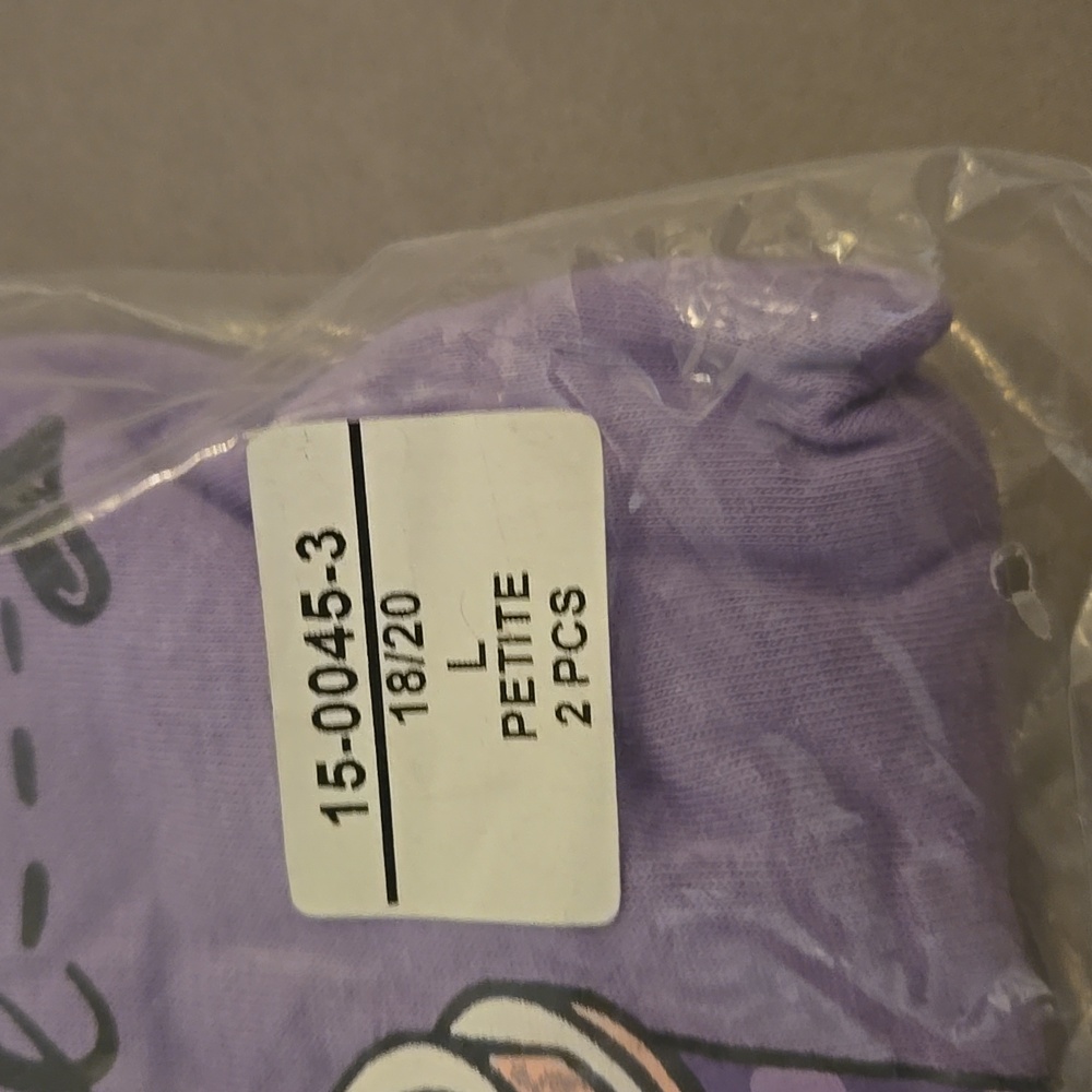 Purple PJ Set Womens Coffee Cup Design - Picture 3 of 5